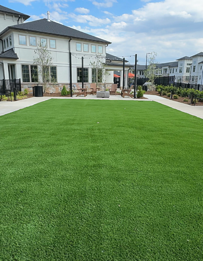 Professionally Landscaped Residential Courtyard